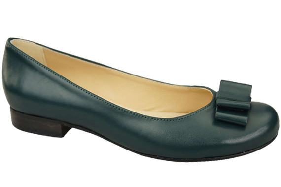 Damen Ballerinas Naturleder Malachit 702 ElitaBut