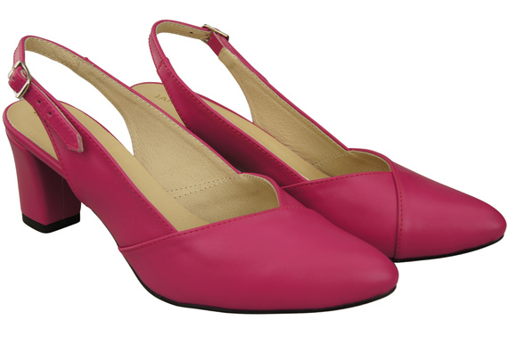 Damen Footwear Purpurfarbig Stiletto Sandalen Natural Leder 217 ElitaBut