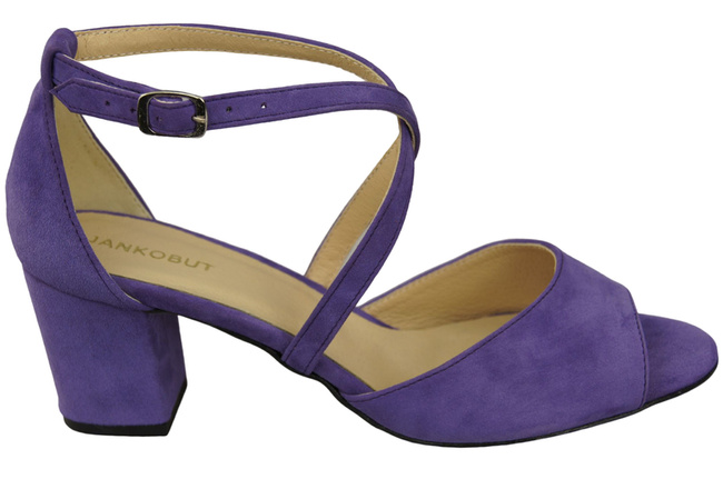 Damenschuhe Sandalen Lila Naturleder Wildleder 111 ElitaBut