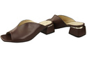 Damen Schuhe Absätze Flip Flops Schokolade Naturleder 210 ElitaBut