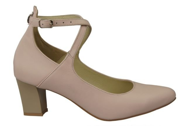 Damenschuhe Pumps Rosa Puder Naturleder 118 ElitaBut