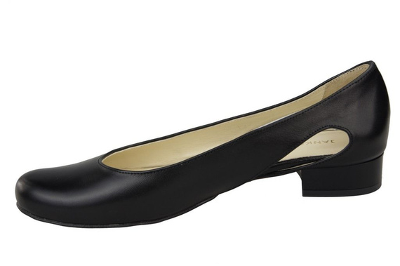 Damen Ballerinas Schwarz, Naturleder 103 ElitaBut