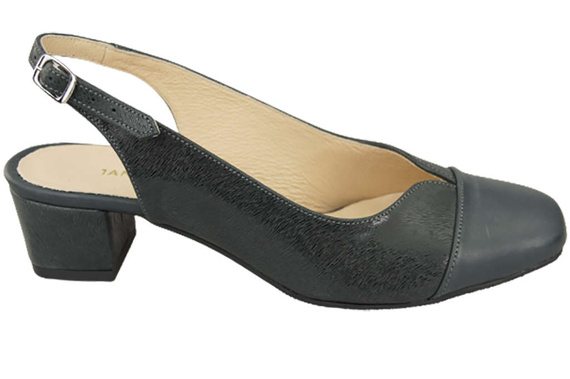 Damenschuhe Sandalen Naturleder 165 Graphit ElitaBut