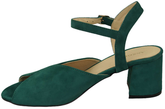 Damenschuhe Malachit-Sandalen, Naturleder, Wildleder 185 ElitaBut