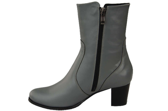 Damenschuhe Damenstiefel Warmes Naturleder Grau 882 Z ElitaBut