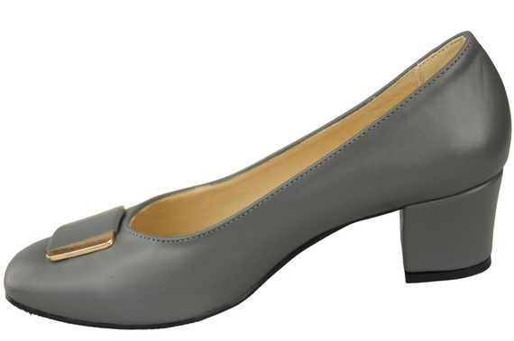 Damenschuhe Pumps Naturleder 187 Grau ElitaBut