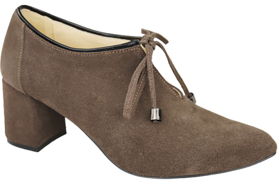 Damenschuhe Braune Schuhe Natursamtleder 183 ElitaBut