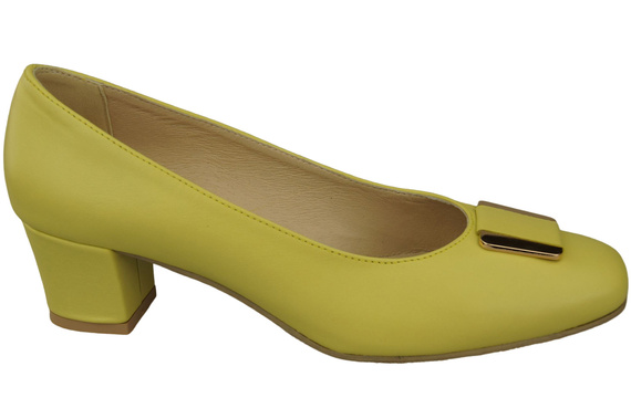 Damenschuhe Pumps Naturleder 187 Lemon ElitaBut