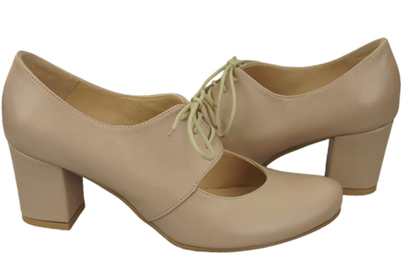 Schuhe Damenschuhe, Naturleder Cappuccino Lico 161 ElitaBut