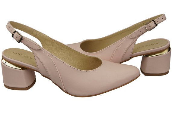 Damenschuhe Sandalen Rosa Puder Naturleder 196 ElitaBut