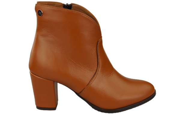 Damenstiefel Frühling/Herbst, Naturleder, Rot, 152 L, ElitaBut