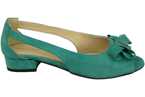 Schuhe Türkisfarbene Damensandalen aus natürlichem Wildleder 994 Kombination aus Stil und Komfort ElitaBut