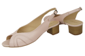 Damenschuhe Sandalen, Naturleder, Puderrosa 991 ElitaBut