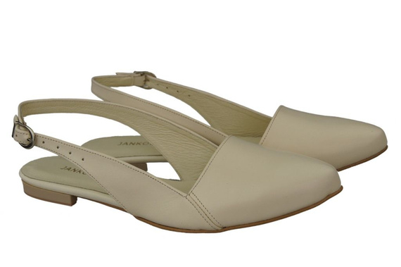 Schuhe Damen Sandalen Beige Naturleder 996 ElitaBut