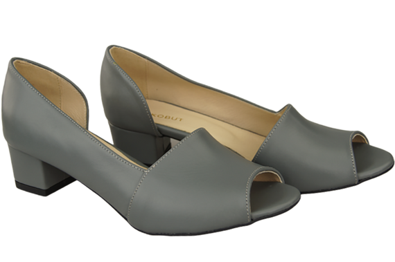 Damenschuhe Sandalen Grau Naturleder 147 ElitaBut