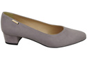 Bequeme Damen-Schuhe Lilienfarben aus echtem Veloursleder 220 Z ElitaBut