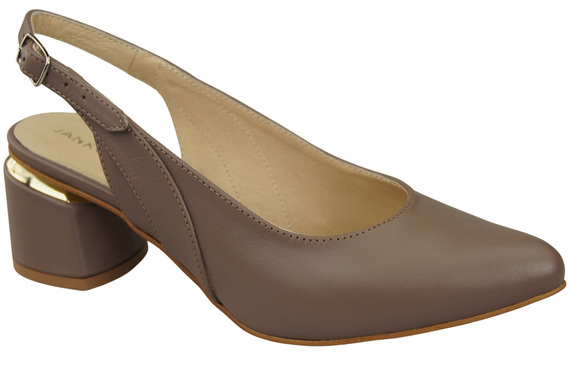Damenschuhe Cappuccino Sandalen Dunkles Naturleder 196 ElitaBut