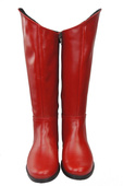 Schuhe Damenstiefel, Stiefel, Naturleder 124 Red ElitaBut