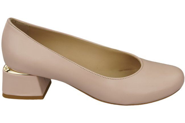 Damenschuhe Pumps Naturleder 159 Puderrosa ElitaBut