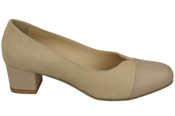 Damenschuhe Pumps Naturleder 164 Cappuccino Lico ElitaBut