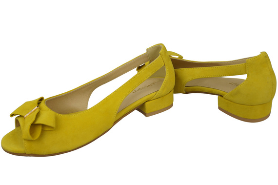 Schuhe Zitronensandalen für Damen, natürliches Wildleder 994 Kombination aus Stil und Komfort ElitaBut