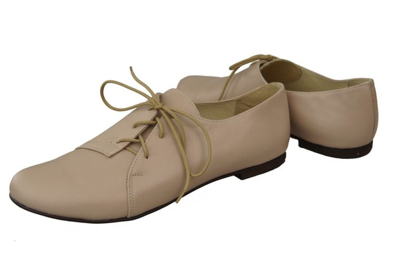 Damen-Ballerinas Cappuccino, Naturleder 110 ElitaBut