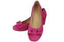 Damenschuhe Fuchsia Pumps Natürliches Wildleder 163 ElitaBut