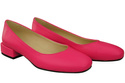 Bequeme Frauen Schuhe Neon Rosa Flats Natural Leder 204 ElitaBut