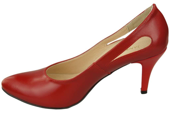 Damenschuhe Rote Pumps, Naturleder 166 ElitaBut