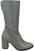 Footwear Damen-Halbstiefel, Naturleder, Grau 189 ElitaBut