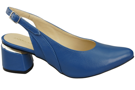 Damenschuhe Sandalen Blau Naturleder 196 ElitaBut