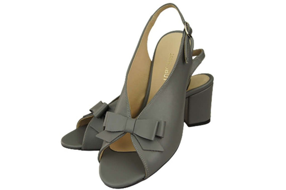 Damenschuhe Sandalen Graues Naturnarbenleder 148 L ElitaBut