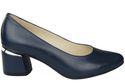 Damenschuhe Pumps Marineblau Naturleder 143 ElitaBut