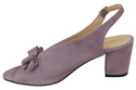 Damenschuhe Sandalen Lila, Naturleder, Wildleder 148 ElitaBut