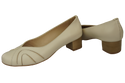 Damenschuhe Pumps Naturleder Beige Ecru 786 ElitaBut