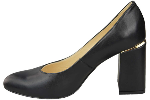 Damenschuhe Pumps Schwarz Naturleder 179 ElitaBut