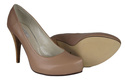 Damenschuhe Pumps Naturleder Cappuccino Lico 644 ElitaBut