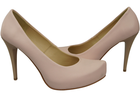 Damen Footwear Puderrosa Stiletto Pumps Naturleder 205 ElitaBut