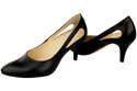 Damenschuhe Pumps Schwarz Naturleder 166 ElitaBut