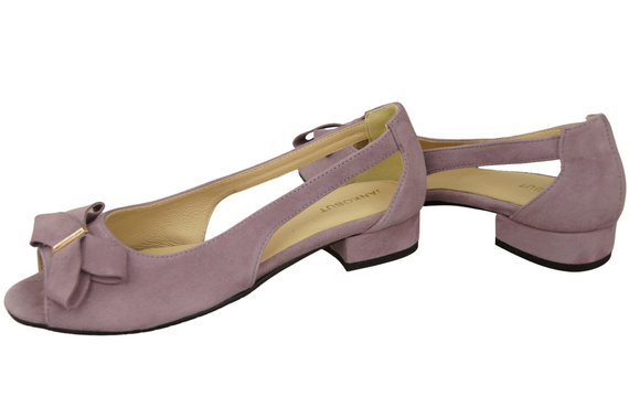 Schuhe Damensandalen Lila Natürliches Wildleder 994 Kombination aus Stil und Komfort ElitaBut