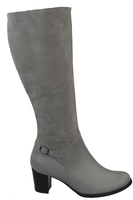 Schuhe Damenstiefel, Naturleder 101 Popiel ElitaBut