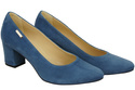 Damenschuhe Pumps Blau, Natürliches Wildleder 106 ElitaBut