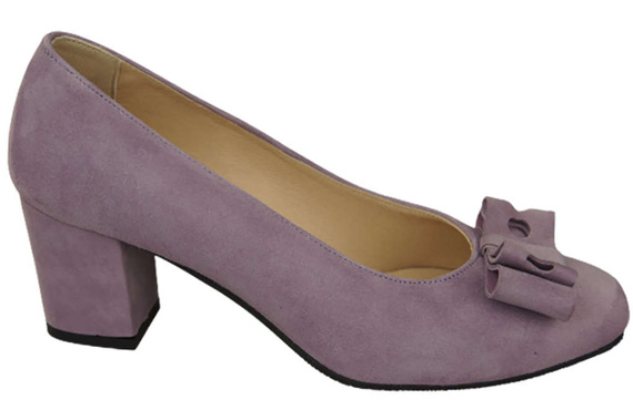 Damenschuhe Pumps Lila Natürliches Wildleder 163 ElitaBut