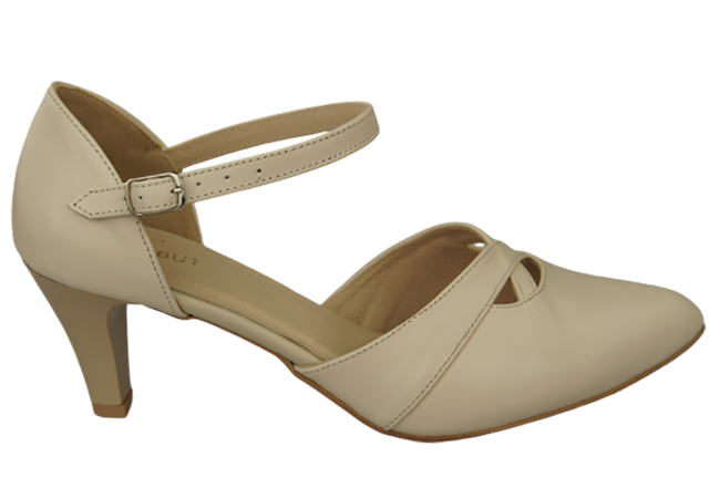 Damenschuhe Beige Sandalen, Naturleder 151 ElitaBut