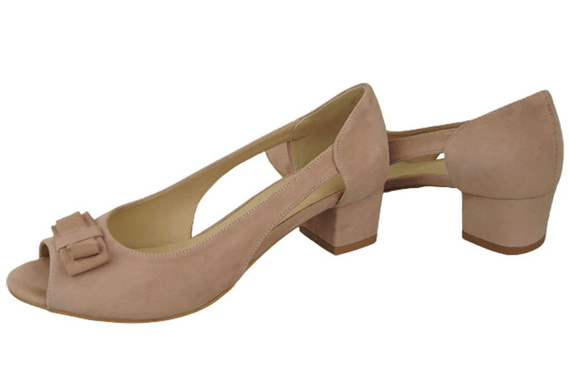 Damenschuhe Sandalen Rosa Puder Naturleder Wildleder 145 von ElitaBut