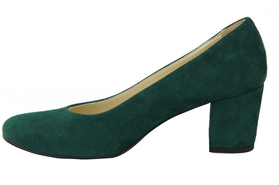 Damenschuhe Pumps Malachit Naturleder Wildleder 125 ElitaBut