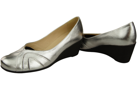 Damen Schwarz Naturleder Gestiefelte Silber 828 ElitaBut