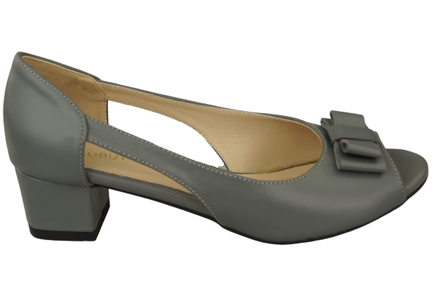 Damenschuhe Sandalen Grau Naturleder 145 ElitaBut