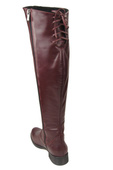 Schuhe Damenstiefel Stiefel Overknee-Stiefel Naturleder Burgund 121 ElitaBut