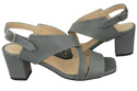 Damenschuhe Sandalen Grau Naturleder 149 ElitaBut